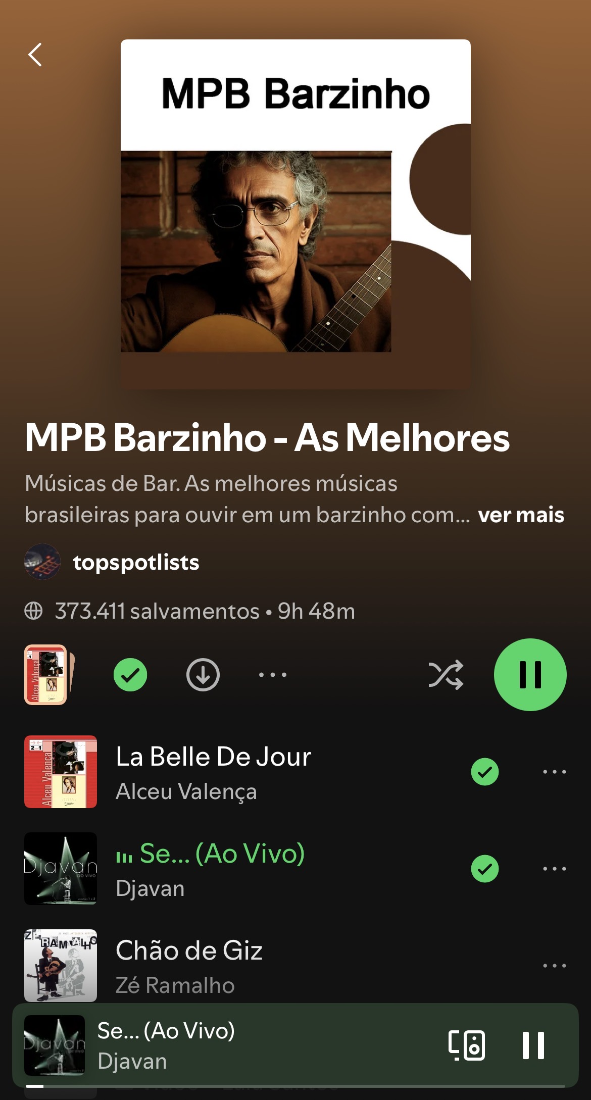 Playlist MPB Barzinho - As Melhores
