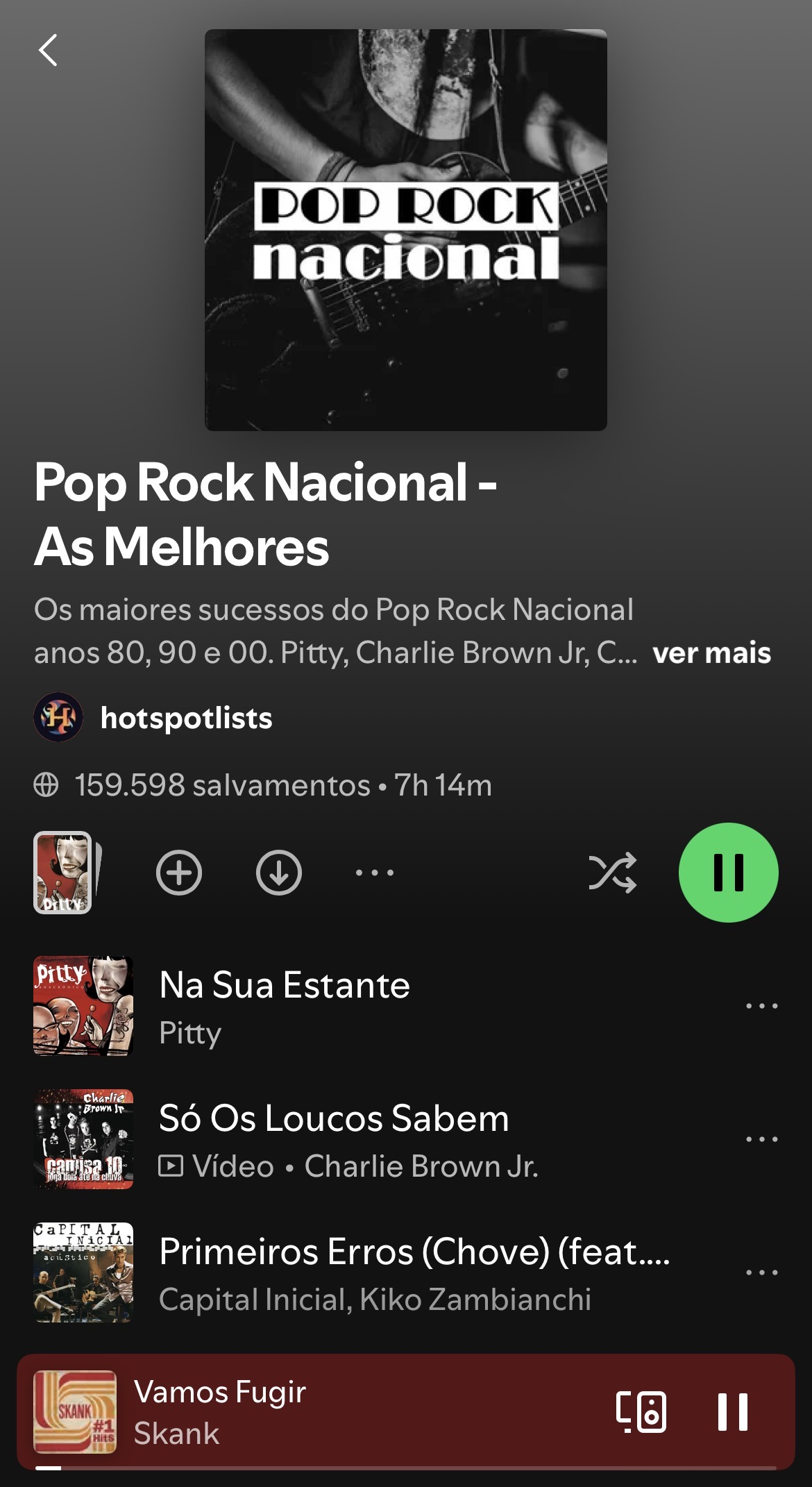 Playlist Pop Rock Nacional - As Melhores